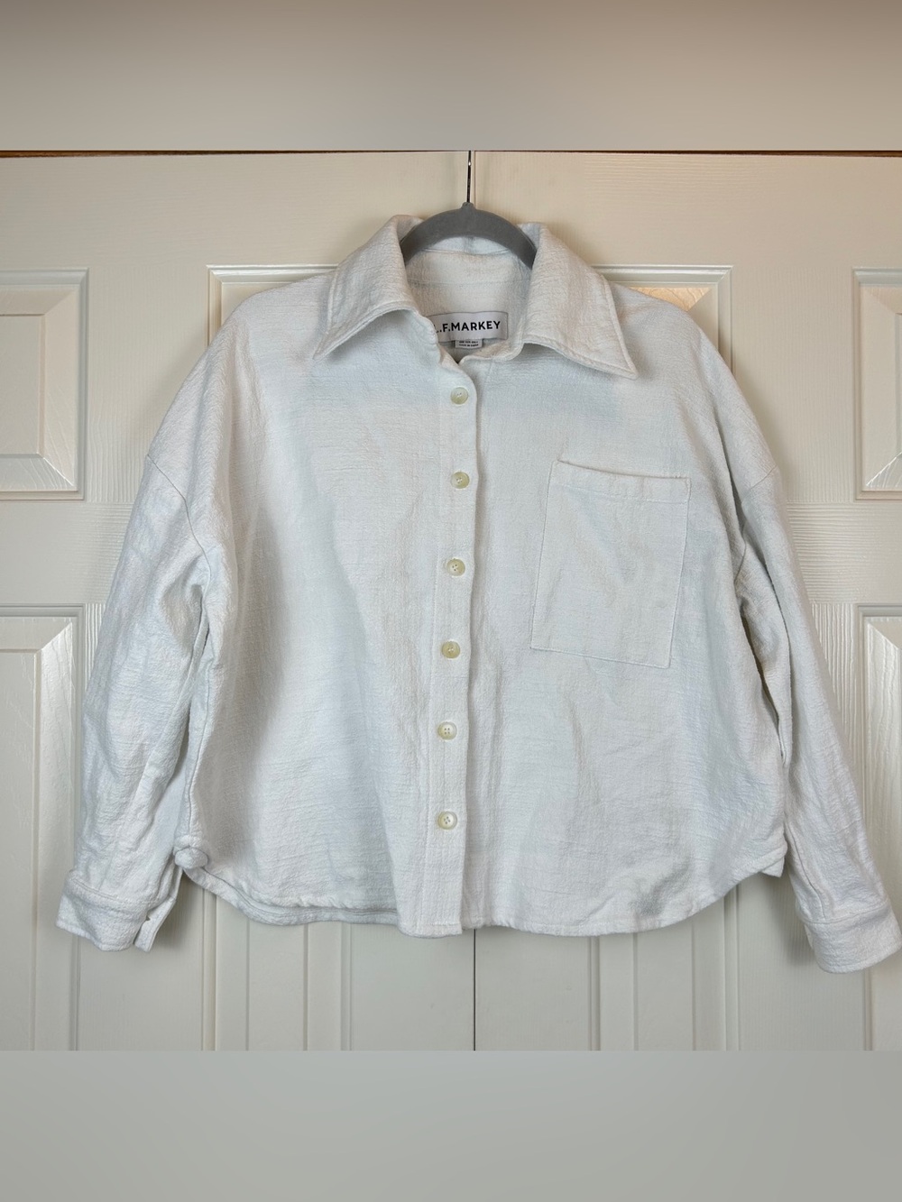 L.F. Markey Cotton Button Down Shirt